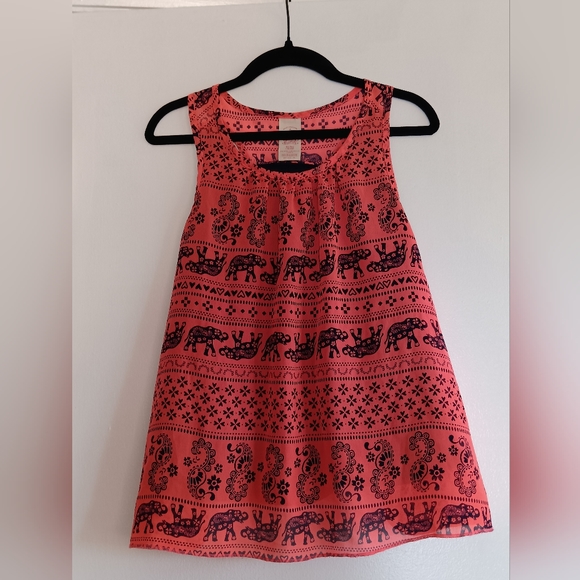 Faded glory lined tank with open back detail - Picture 1 of 3